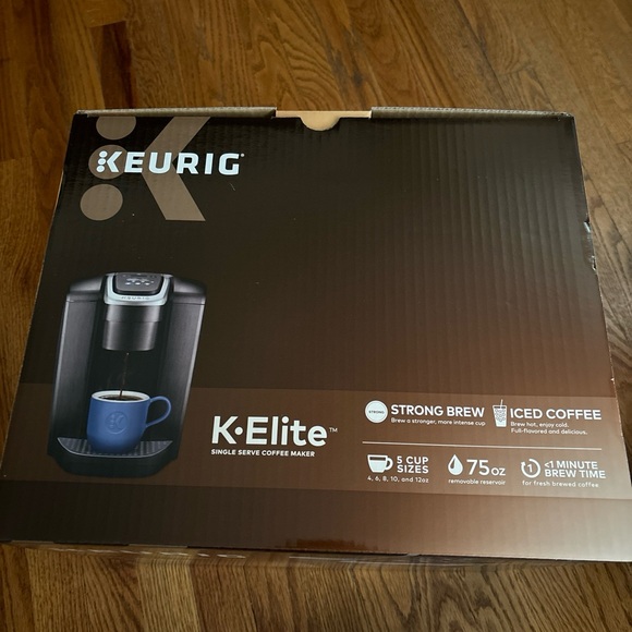 *SOLD* New in Box Keurig K Elite Single Serve Coffee Maker - Picture 9 of 11